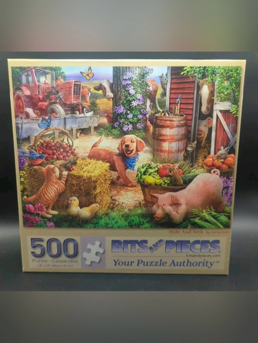 Sealed- Bits and Pieces -  500 Piece Jigsaw Puzzle - Hide and Seek - 18